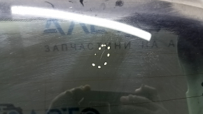 Bare tailgate with glass for an Audi Q7 4L, 10-15 tinted, white LS9R, scratches on the glass