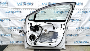 Front right door assembly for Ford Fusion mk5 13-20 hybrid, keyless, white YZ, cobweb on trim