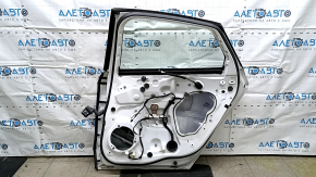 Rear right door assembly Ford Fusion mk5 13-17 keyless, white YZ, cobweb on the trim, bumpers