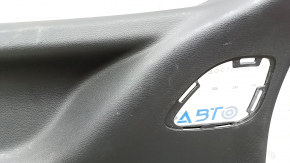 Jeep Compass 17-24 black lower tailgate trim, no caps, scratches