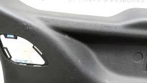 Jeep Compass 17-24 black lower tailgate trim, no caps, scratches