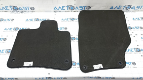 Set of floor mats for Audi Q7 4L 10-15, black, cloth, for cleaning