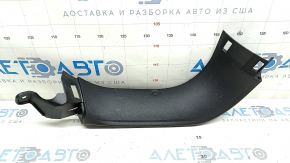 Upper left tailgate trim for Jeep Compass 17-24, black, with plug, scratches