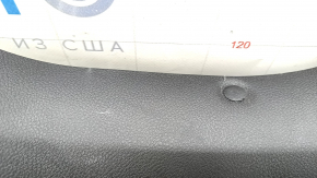 Upper left tailgate trim for Jeep Compass 17-24, black, with plug, scratches