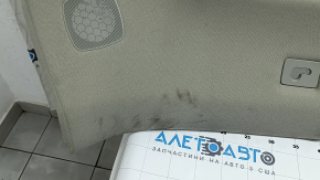 Headlining for an Audi Q7 4L 10-15 sunroof, gray, with speaker grilles, needs cleaning, tears, broken visor mounts
