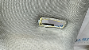 Headlining for an Audi Q7 4L 10-15 sunroof, gray, with speaker grilles, needs cleaning, tears, broken visor mounts