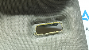 Headlining for an Audi Q7 4L 10-15 sunroof, gray, with speaker grilles, needs cleaning, tears, broken visor mounts