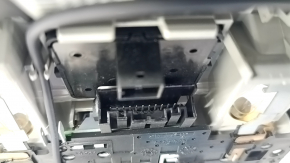 Front ceiling light assembly for Audi Q7 4L 10-15 gray sunroof, broken mount, peeling coating, cracks in the glass