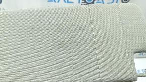 Left visor for Audi Q7 4L 10-15, gray, cloth, no hook, needs cleaning, broken latch