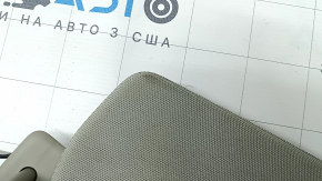 Left visor for Audi Q7 4L 10-15, gray, cloth, no hook, needs cleaning, broken latch