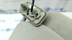 Right visor for Audi Q7 4L 10-15, gray, cloth, no hook, needs cleaning, broken latch