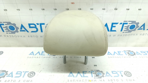 Rear central headrest Infiniti Q50 14-20 beige leather, cleanable