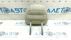 Rear central headrest Infiniti Q50 14-20 beige leather, cleanable