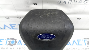 Black steering wheel airbag for the driver's side of a Ford Fusion mk5 17-20, dry-cleanable, rusty squib