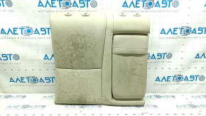 Rear seat, 2nd row, upper right part, Infiniti Q50 17-20, beige leather, with armrest, dented leather, dry cleanable