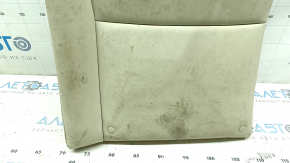 Rear row of seats, 2nd row, upper part, left, Infiniti Q50 17-20, beige leather, dry-cleanable