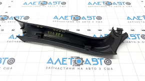 Right tailgate trim for Audi Q7 4L 10-15, black, dented fastener