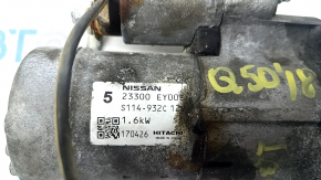 Infiniti Q50 16-24V 3.0T Starter Water Contact