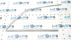 Right rear window molding for Audi Q7 4L 10-15 chrome, 2 parts, scratches