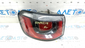 Left outer fender light for Jeep Compass 19-24 halogen, scratches