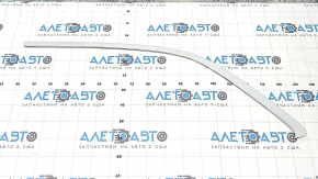 Upper left rear window molding for Audi Q7 4L 10-15