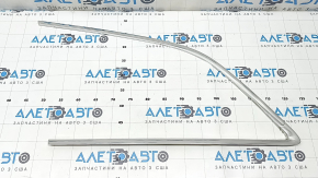 Left rear window molding for Audi Q7 4L 10-15 chrome, 2 parts, scratches