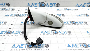 Left side mirror assembly for Ford Fusion mk5 17-20, 13 pins, auto-dimming, turn signal, heated, white