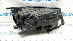 Jeep Compass 17-21 halogen front left headlight, with mount, broken mount, oxidized connector, scratch