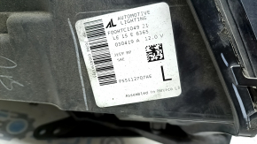 Jeep Compass 17-21 halogen front left headlight, with mount, broken mount, oxidized connector, scratch