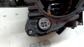 Jeep Compass 17-21 halogen front left headlight, with mount, broken mount, oxidized connector, scratch