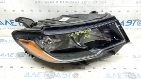 Jeep Compass 17-21 halogen right front headlight, without mount