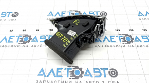 Left dashboard air duct deflector for Audi Q7 4L 10-15, black with chrome, broken guide