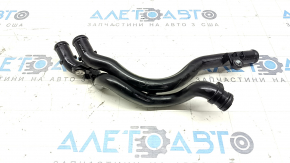 Cooling system hose for Audi Q7 4L 10-15 double plastic