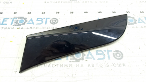 Left side window molding for a Jeep Compass 17-24, gloss black, defective fasteners, scratches