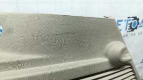 Lincoln MKC 15-19 right arch trim, beige with dark gray, scratches, needs cleaning, plastic has turned white, with a cigarette lighter
