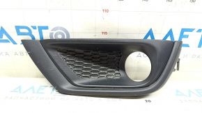 Left bumper grille for Jeep Compass 17-21 with molding structure under fog lights, broken mount