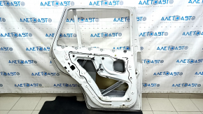 Door assembly rear left BMW X5 E70 07-13 white 300, keyless, with closer, butt, dried out seal