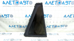 BMW X5 E70 07-13 rear left triangle door glass, green tint, seal dried out