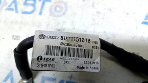 Negative terminal of the Audi Q3 8U 15-18 battery, type 2