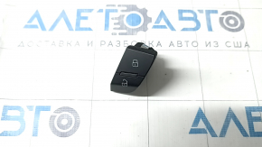 Front left door central lock button for Audi Q7 4L 10-15 black