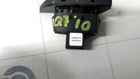 Front left door central lock button for Audi Q7 4L 10-15 black
