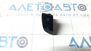 Front right door central lock button for Audi Q7 4L 10-15 black
