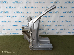 Front left quarter panel of a Porsche Macan 15-15, silver, sawed off, without a side member