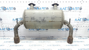 Rear muffler with barrel for Infiniti Q50 16-24 3.0T without chrome tips, rusty