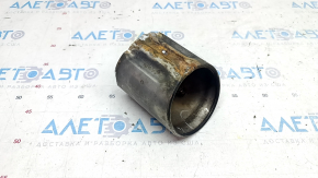 Left muffler tip for Infiniti Q50 16-20, chrome, rusty