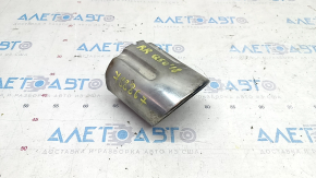Infiniti Q50 16-20 right muffler tip, chrome, rusty