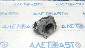 Infiniti Q50 14-20 3.0T cooling system flange on the thermostat housing, with sensor