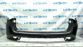 Bare rear bumper, upper part, Jeep Compass 17-20, without parking sensors, graphite, broken fasteners
