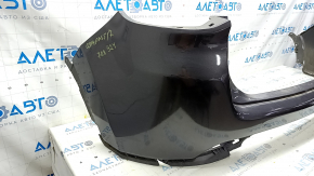 Bare rear bumper, upper part, Jeep Compass 17-20, without parking sensors, graphite, broken fasteners