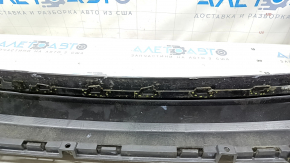 Bare rear bumper, upper part, Jeep Compass 17-20, without parking sensors, graphite, broken fasteners